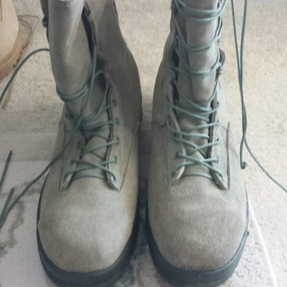 Belleville Army Combat Boots Size Men's 12 W labeled - Picture 6 of 13